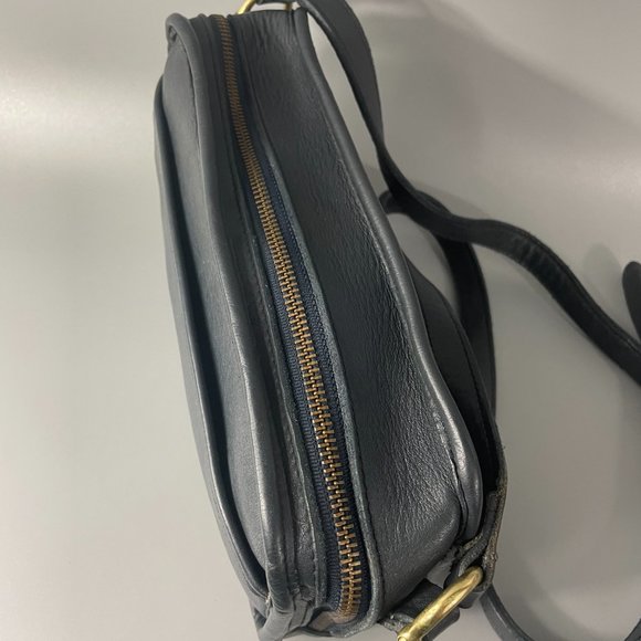 Vintage Coach Multi compartment Zip | #9974 | Navy - Picture 10 of 16